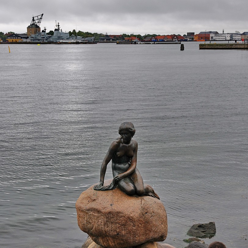DSC_0374 Den Lille Havfrue (die kleine Meerjungfrau) ist zu einem weltweit bekannten Symbol für Kopenhagen geworden. Mit der 1913 errichteten Statue gedenkt man Hans...