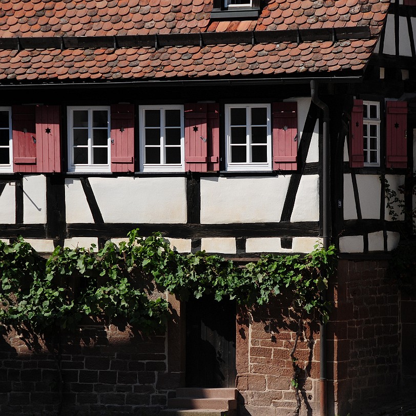 DSC_4575 Die Anlage, die von einer geschlossenen Mauer umgeben ist, beherbergt heute unter anderem mehrere Restaurants, das Rathaus von Maulbronn, die Polizei und andere...