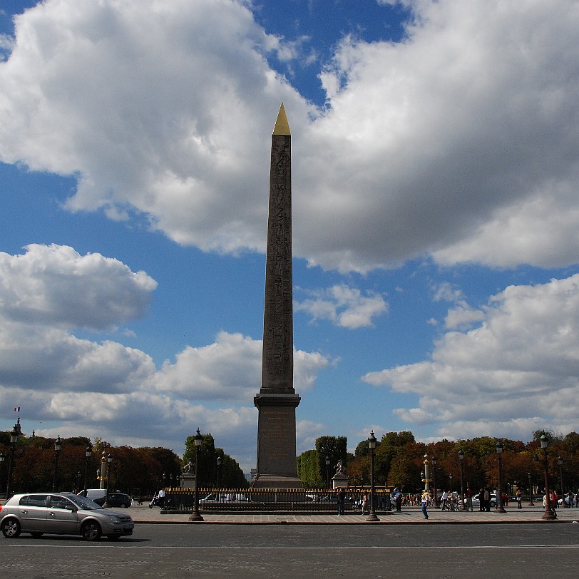 DSC_4107 Frankreich; Paris, Champs Elysees; Place de la Concorde Die Place de la Concorde (deutsch Platz der Eintracht) ist der größte Platz von Paris. Sie liegt im...
