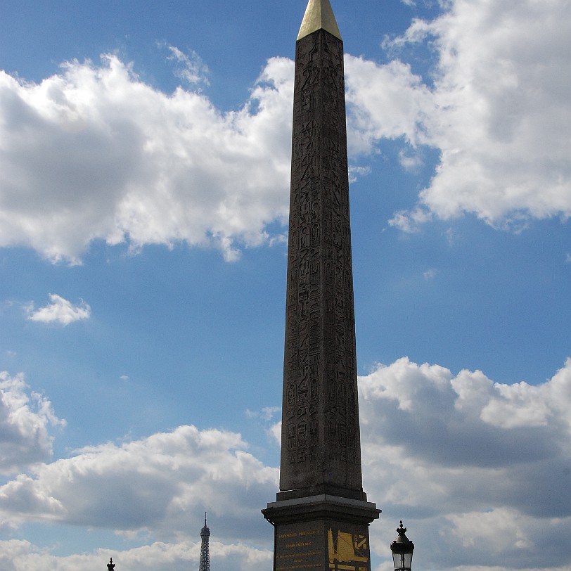 DSC_4108 Frankreich; Paris, Champs Elysees; Place de la Concorde Geschaffen wurde der Platz zwischen 1755 und 1775 von Jacques-Ange Gabriel unter der Bezeichnung Place...