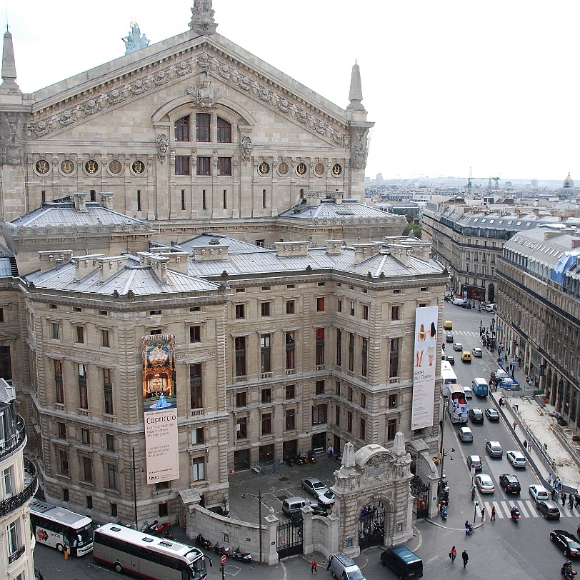 DSC_4467 Frankreich, Paris, Galeries Lafayette Blick vom Dach des Lafyette auf die Oper.