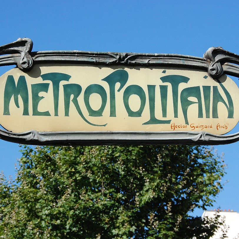 DSC_4224 Frankreich, Paris, Metro Die erste Linie wurde am 19. Juli 1900 nach langen politischen Eskapaden um die Route und den Bau der Linie eröffnet. Im gleichen Jahr...