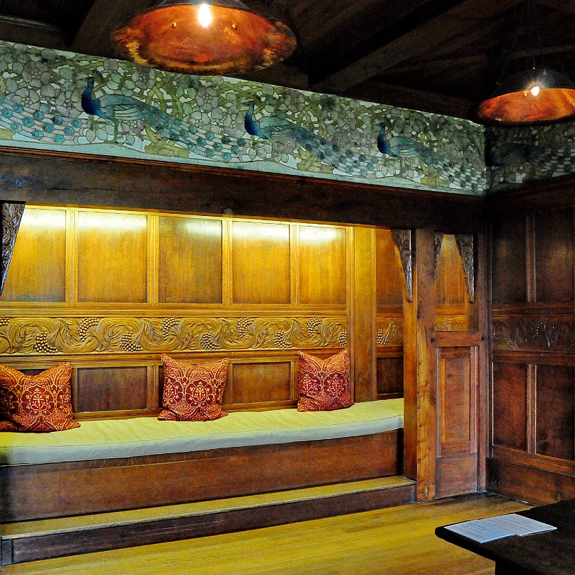 DSC_8688 The rooms contain furniture and objects by many of the leading Arts & Crafts designers and studios  furniture by Morris & Co., C F A Voysey and Ernest Gimson,...