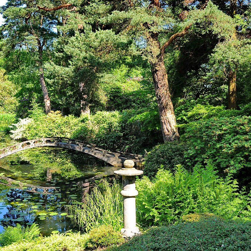 DSC_9177 In 1910, inspired by a visit to the Anglo-Japanese Exhibition in London, Alan de Tatton created the Japanese Garden. Artifacts within the garden, including the...