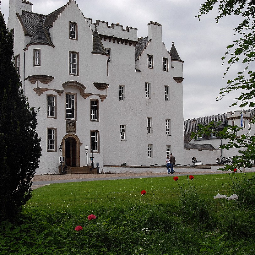 DSC_2163 Großbritannien,Schottland, Schloss Blair, Blair Atholl, Pitlochry Blair Castle ist eine 1269 von John Comyn erbaute Burg in Blair Atholl bei Tayside in...