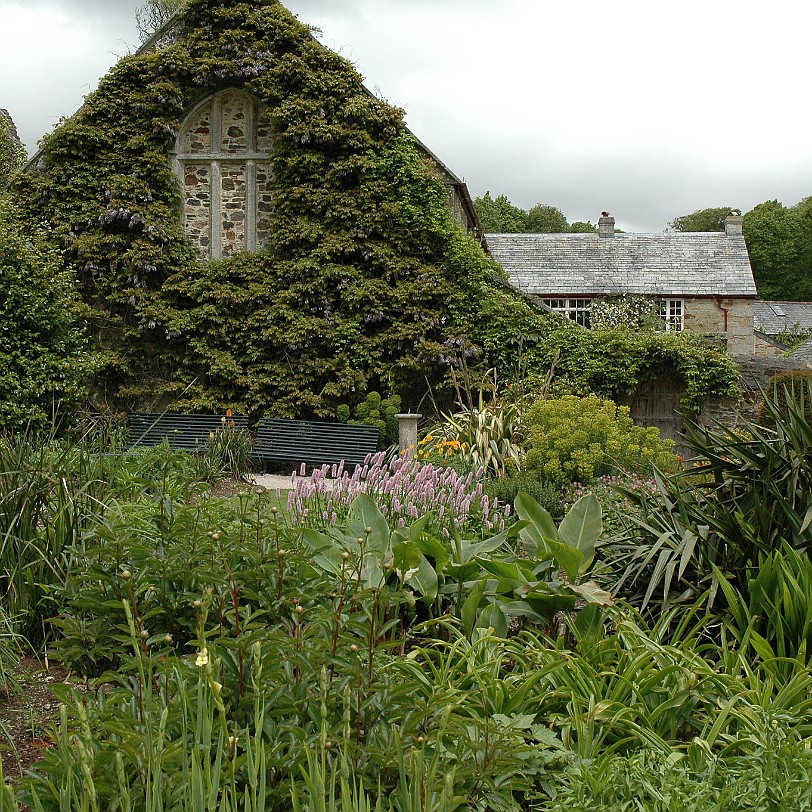 [D-0713] Bodmin, Lanhydrock Castle & Garden, Cornwall, Großbritannien, Erstbau 1694