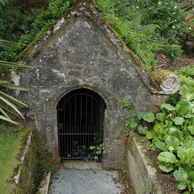 [D-0719] Bodmin, Lanhydrock Castle & Garden, Cornwall, Großbritannien, Erstbau 1694