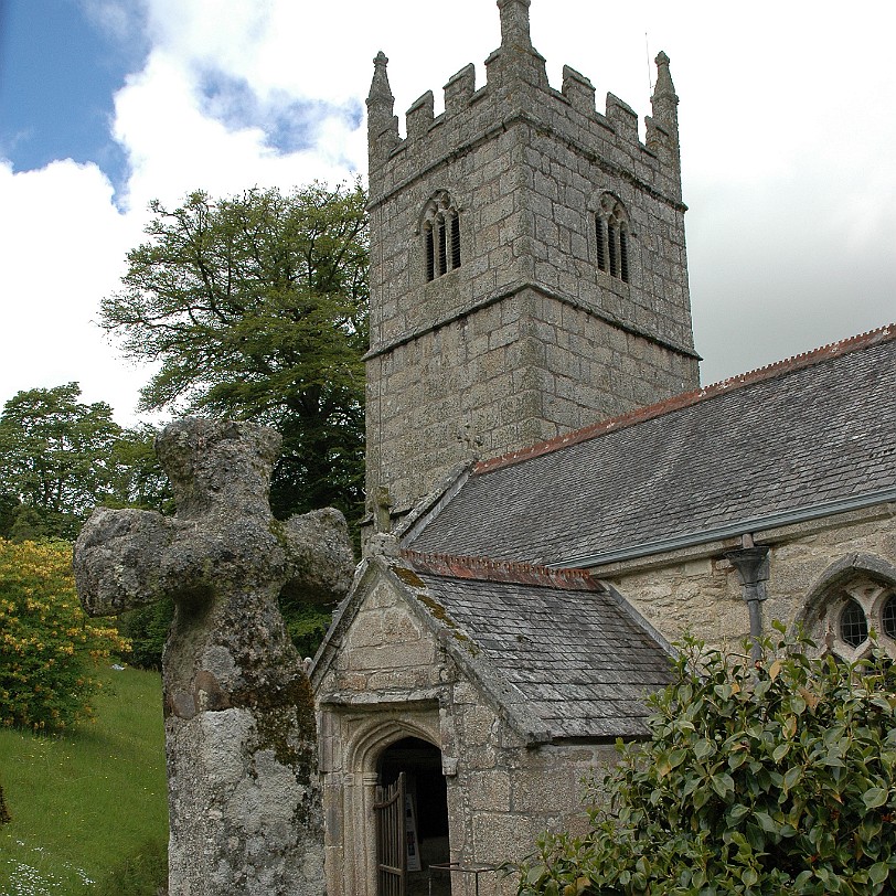 [D-0724] Bodmin, Lanhydrock Castle & Garden, Cornwall, Großbritannien, Erstbau 1694