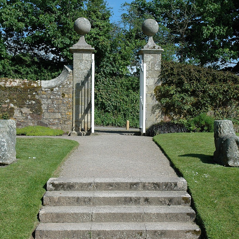[D-0940] Kestle Mill Newquay, Cornwall, Großbritannien, Trerice House & Garden