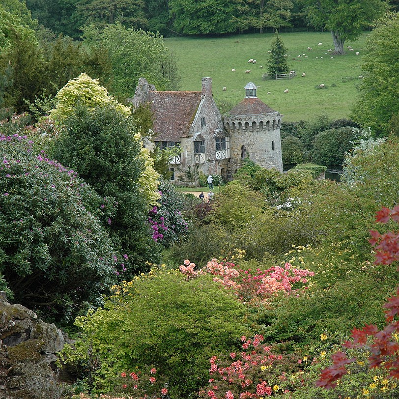 [D-0151] Grossbritannien, England, Kent, Scotney Schloß, Garten, Scotney Castle Garden