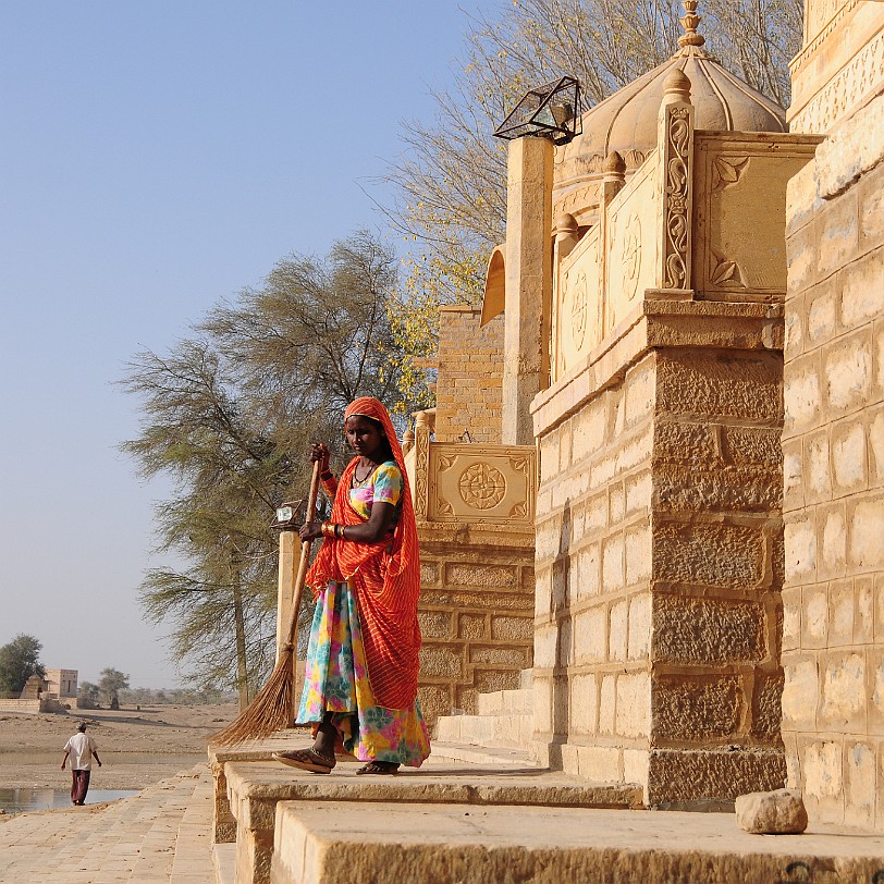 DSC_2239 Am Gadisar See in Jaisalmer