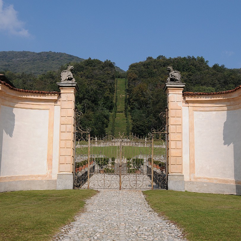 DSC_3747 Italien, Lombardei, Casalzuigo, Villa Porta Bozzolo Die zum Kulturerbe Italiens zählende Villa des 17.Jahrhunderts zeigt sich dem Besucher am Rande einer...