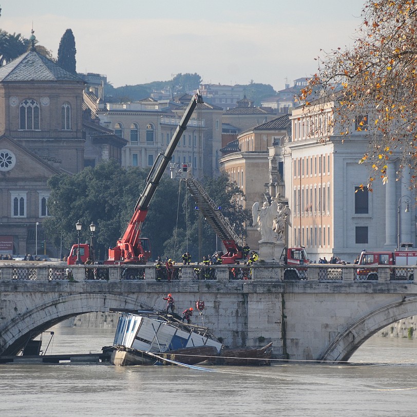 DSC_6895 Rom, Hochwasser am Tiber