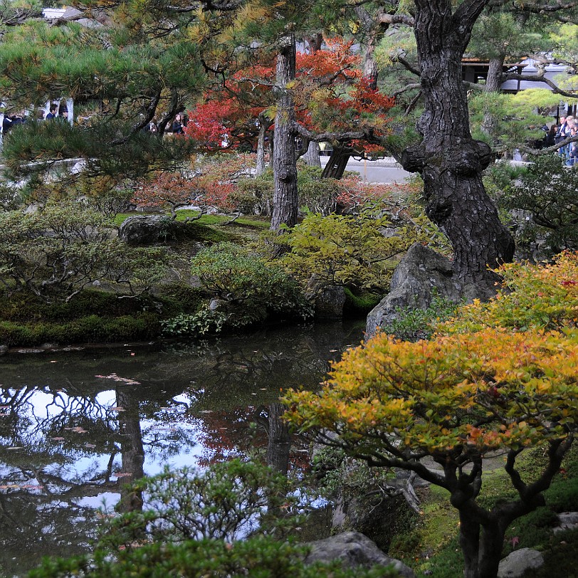 DSC_4824 Der Jisho-ji, besser bekannt unter dem Namen Ginkaku-ji, der Silberne Pavillon.