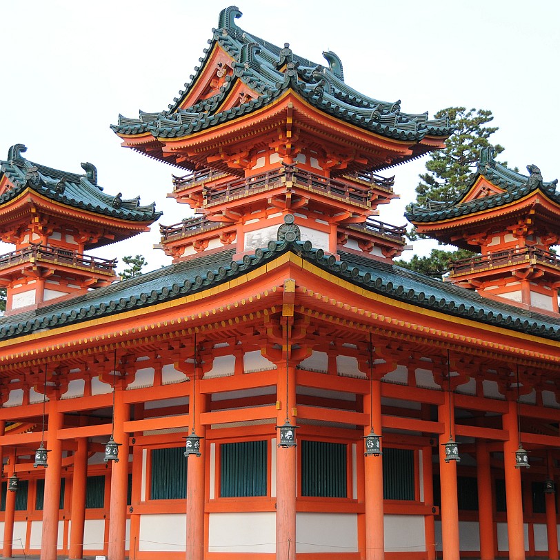 DSC_4916 Der Heian-jingu ist ein Shinto-Schrein im Stadtbezirk Sakyo der Stadt Kyoto.