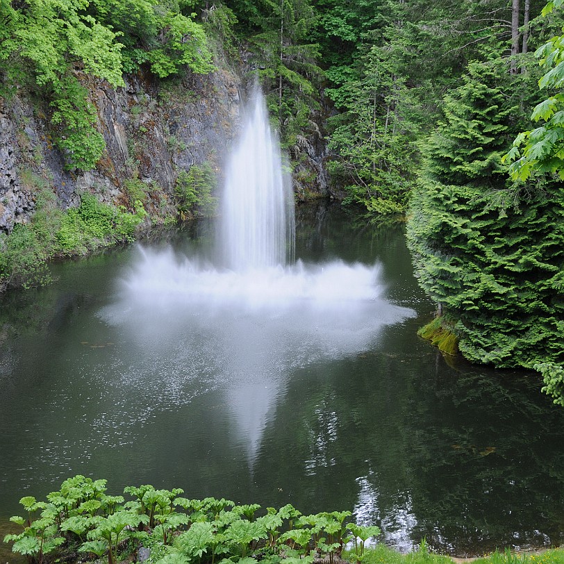 DSC_1417 Kanada; British Columbia; Vancouver Island; The Buchart Gardens; Sunken Garden; Ross Fountain