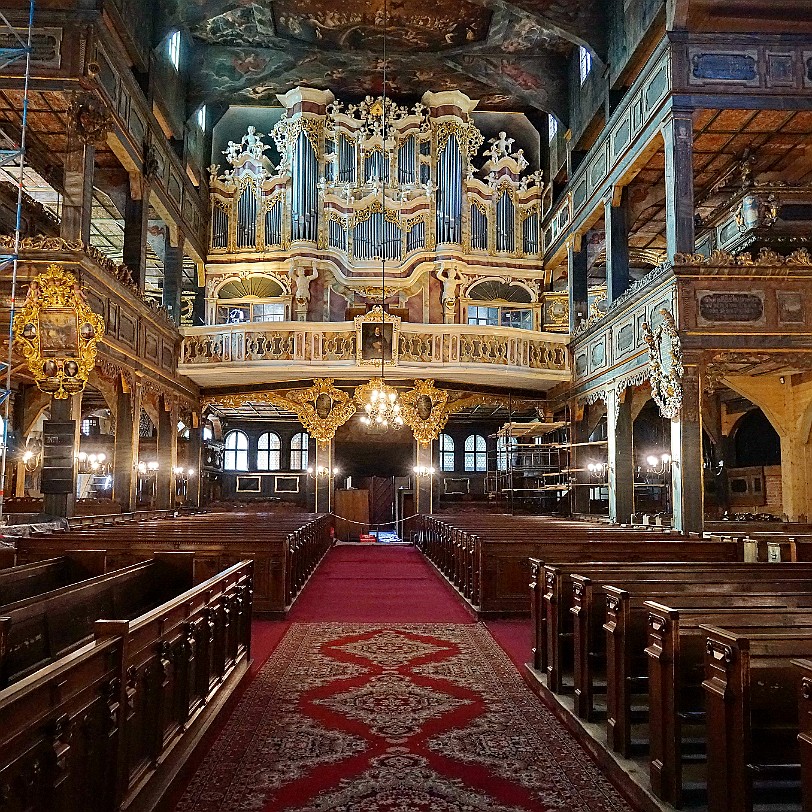 DSC03606 Zu den Beschlüssen des Westfälischen Friedens im Jahr 1648 gehörte die Erlaubnis für die schlesischen Protestanten, drei Friedenskirchen zu bauen: in Glogau,...