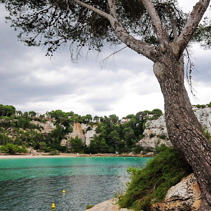DSC_5240 Cala Galdana, Cala Santa Galdana oder Cala Santagaldana ist sieben Kilometer von Ferreries entfernt, zwischen Morro de Ponent und Penyal Vermell gelegen sowie...