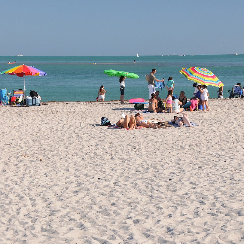 DSC_7535 Miami, Key Biscayne, Florida, USA Die Insel besitzt einige der schönsten Strände an der südlichen Atlantikküste. Im Norden zählen die fast 4km langen weißen...