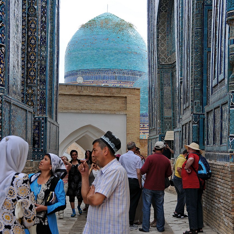 2012-05 Usbekistan [238] Usbekistan, Samarkand, Shahr-i-Zindar, Nekropolis